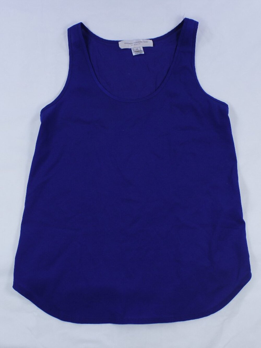 French Connection Top – Royal Blue – Scoop‎ Neck – Sleeveless – Size XS